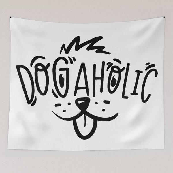 Item preview, Dogaholic T-Shirt, Dog T-Shirt For Dog Lovers, Shirt For Dog Owner, Funny Dog Shirt, Funny Dad, Funny Mom designed and sold by UniqueStylistic.