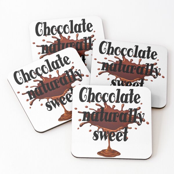 Item preview, chocolate naturally sweet, gift idea for lovers chocolate designed and sold by Mac Store.