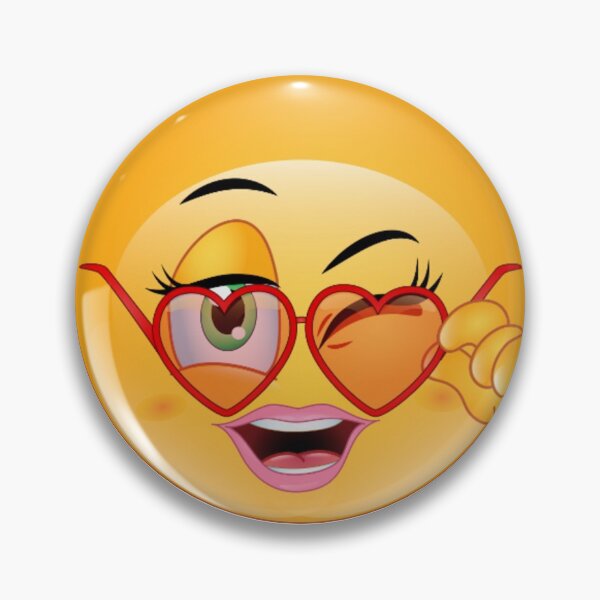 Item preview, Emoticon Flirty Smiley Love Flirting designed and sold by Home-of-art.