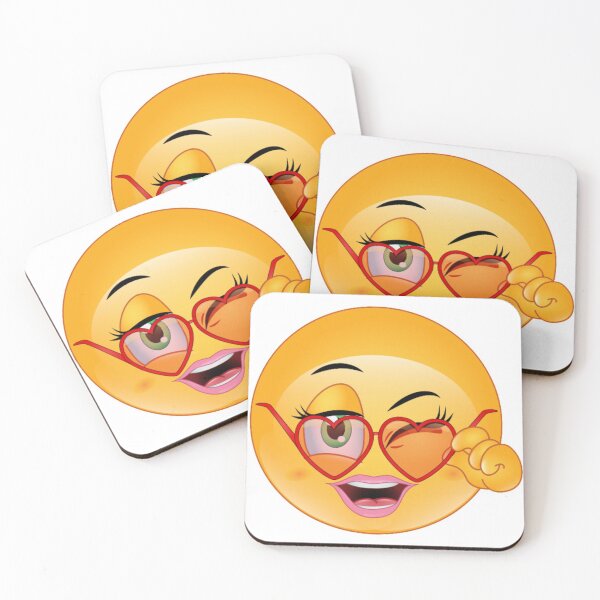 Item preview, Emoticon Flirty Smiley Love Flirting designed and sold by Home-of-art.