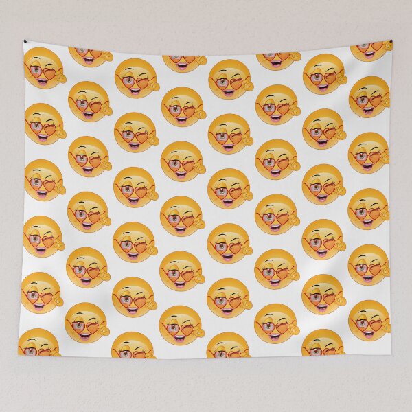 Item preview, Emoticon Flirty Smiley Love Flirting designed and sold by Home-of-art.