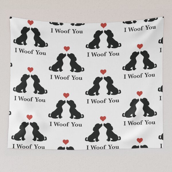 Item preview, I Woof You designed and sold by artbysarahallen.