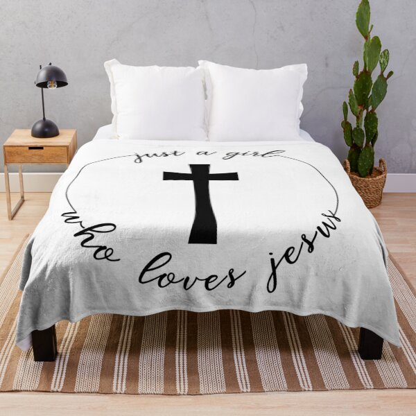 Item preview, Just a Girl who loves Jesus designed and sold by Teelogic.
