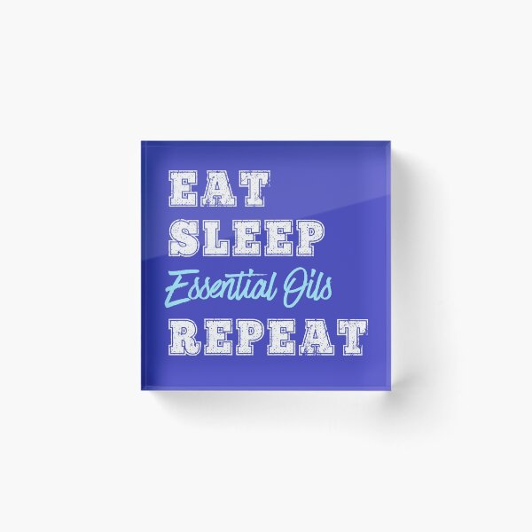 Item preview, Funny Essential Oils Gift Oil User Diffuser Health Anxiety Gift Eat Sleep Repeat designed and sold by carlhunt99.