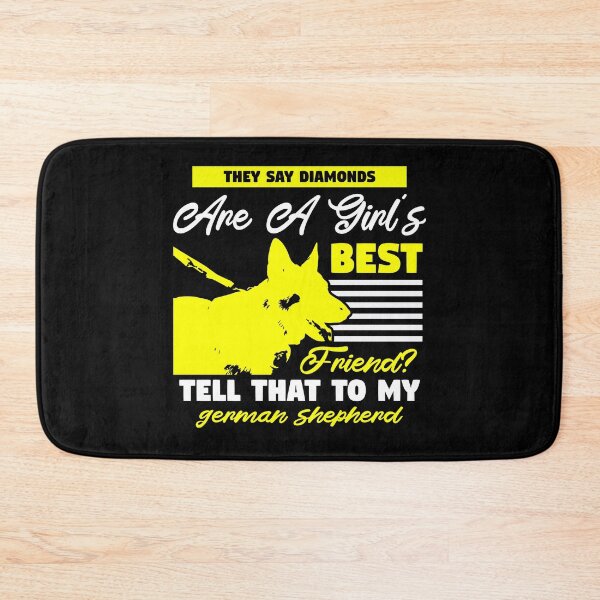 Item preview, Diamond Girl Best Friend German Shepherd Dog designed and sold by teamph.