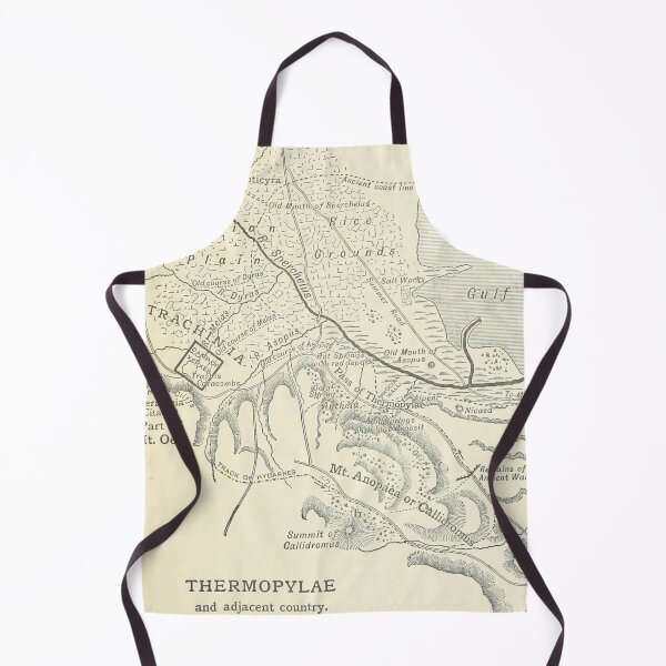 Item preview, Map of Thermopylae Hotgates designed and sold by ClassicalGreece.