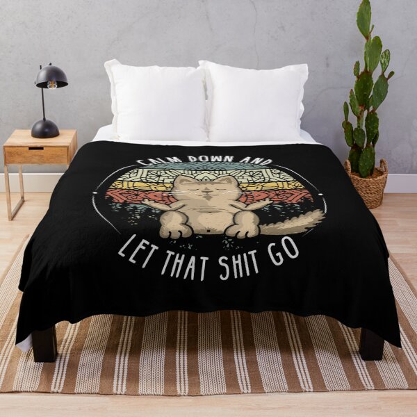 Item preview, Let That Shit Go Cat designed and sold by catsandmore.