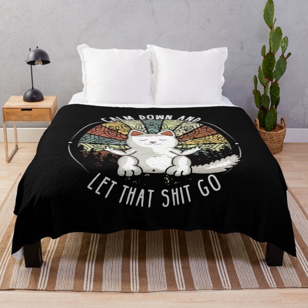 Item preview, Let That Shit Go Cat designed and sold by catsandmore.