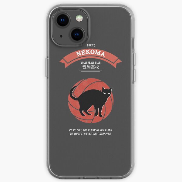 Nekoma Crest (leicht) iPhone Flexible Hülle