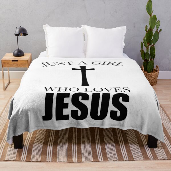 Item preview, Just a Girl who loves Jesus designed and sold by Teelogic.