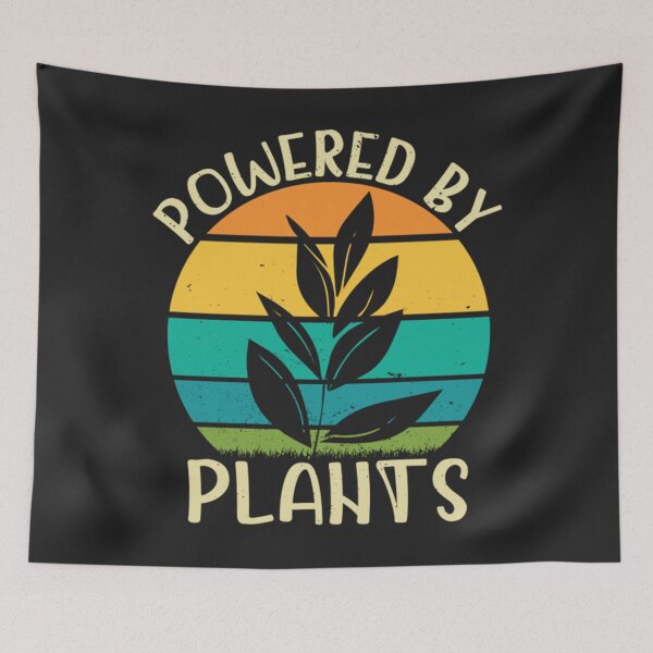 Item preview, Vegan T-ShirtPowered by plants - Vegan Veganess designed and sold by VictoriaBrand33.