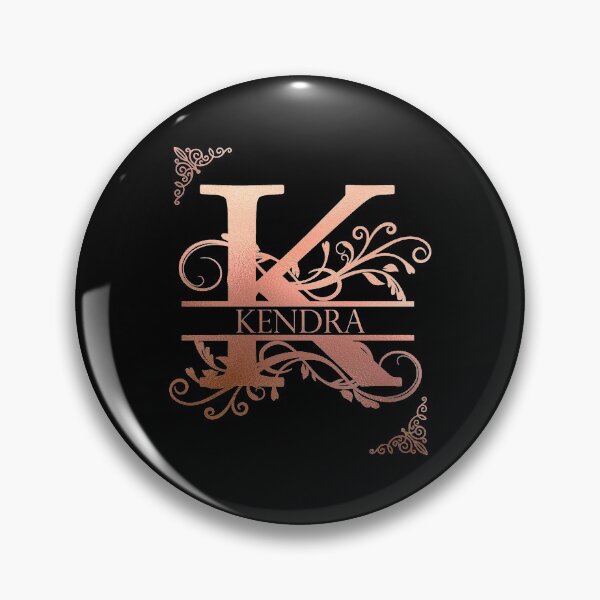 Item preview, Kendra Personalized Name Gifts with Beautiful Rose Gold Monogram Letter K. Simply Best Gift Ideas for Kendra designed and sold by ArteSquare.