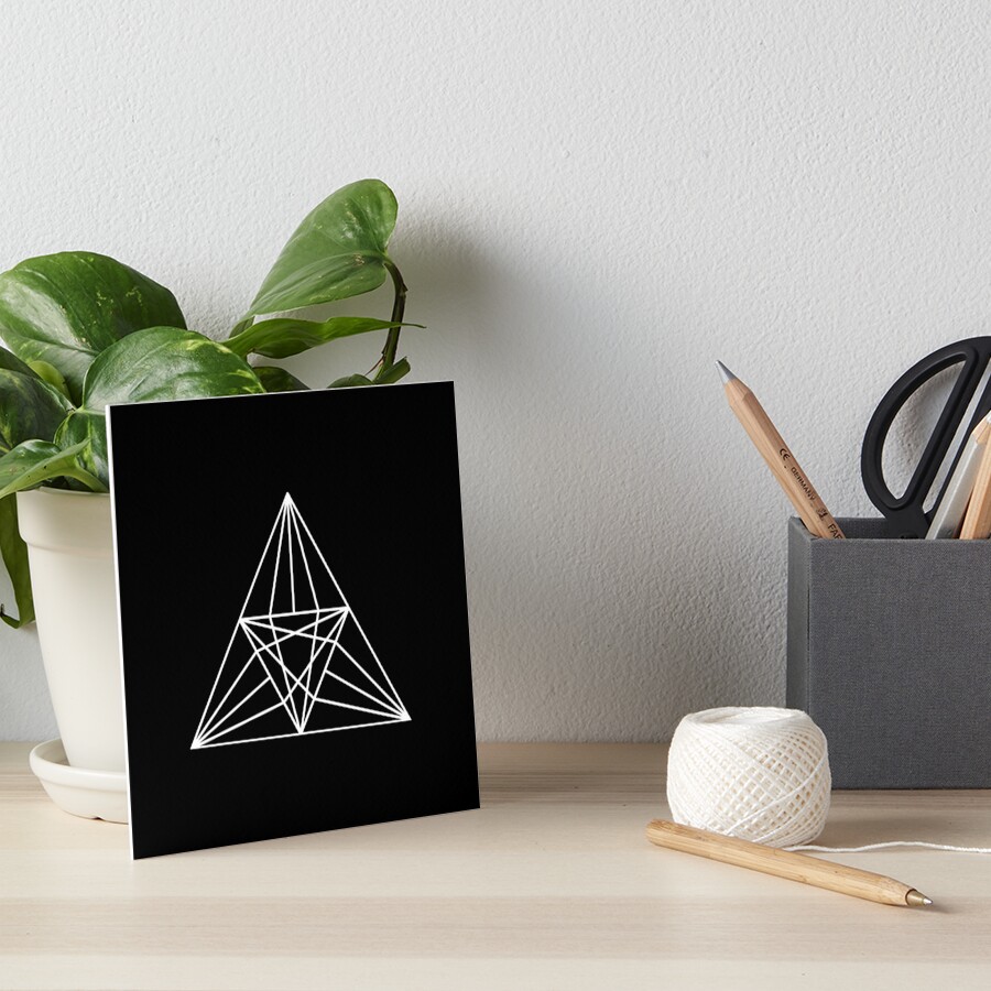Item preview, Art Board Print designed and sold by PureGeometry.