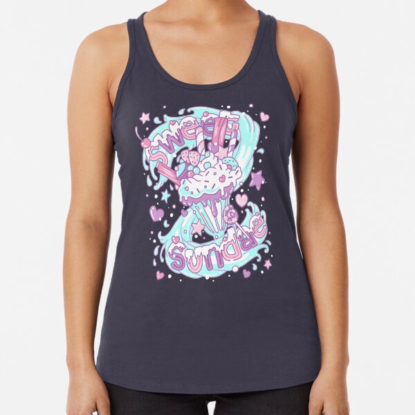 Sweet Sundae - Fairy Kei Pastel Kawaii Cute Racerback Tank Top
