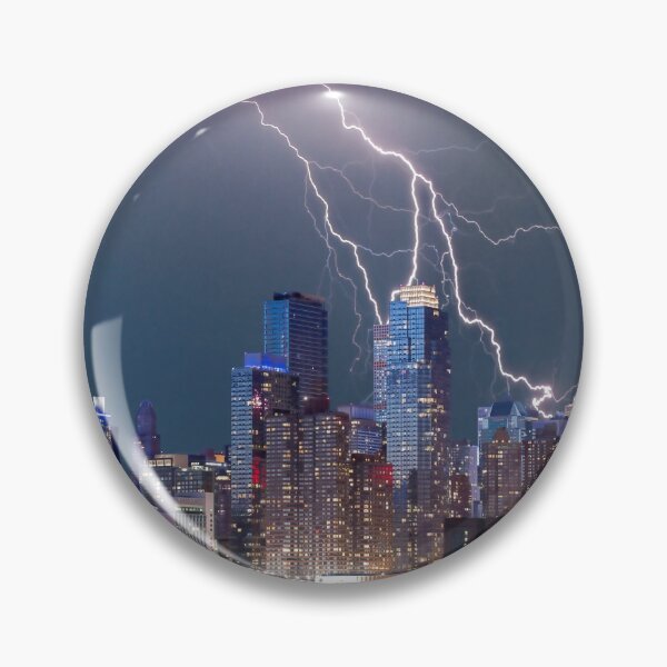 Artikelvorschau, New Yorker Blitzsturm über Wolkenkratzern der Skyline entworfen und verkauft von GabryNY.