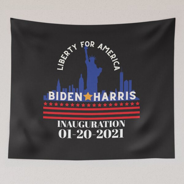 Aperçu de l'œuvre INAUGURATION, BIDEN HARRIS, LIBERTÉ, créée et vendue par R B Chrystal.