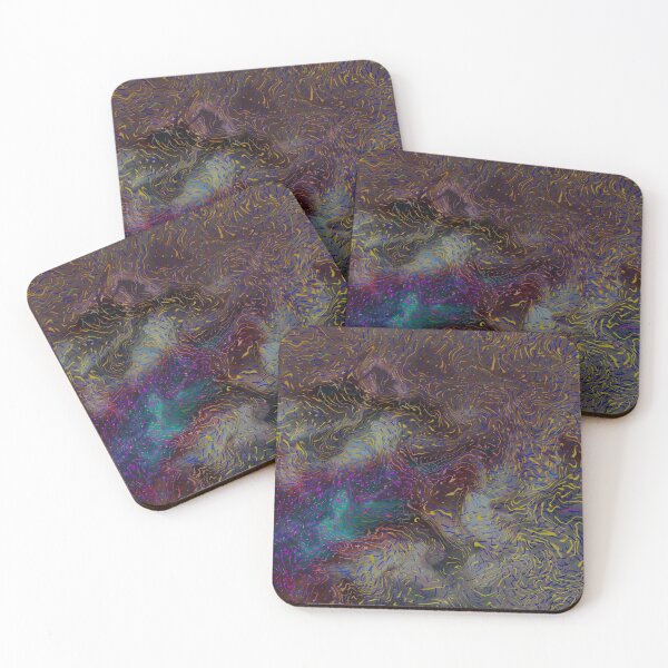 Item preview, Confetti marbling abstract art  designed and sold by ashwild.