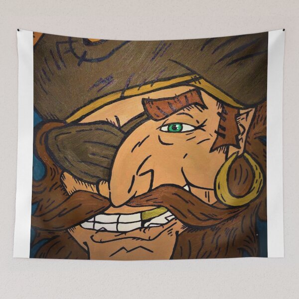 Item preview, Pirate Portrait designed and sold by jennyfahfah88.