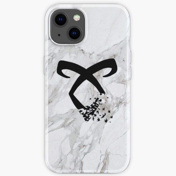 marble angelic rune iPhone Soft Case