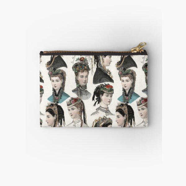 Item preview, Elegant Victorian Women in Vintage Fashion Hats designed and sold by AntiqueImages.