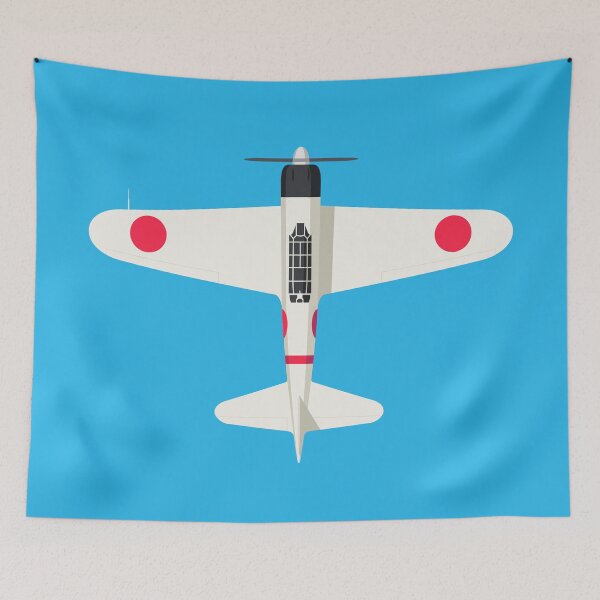 Item preview, A6M Zero WWII Aircraft - Beige designed and sold by VoodooCircus.