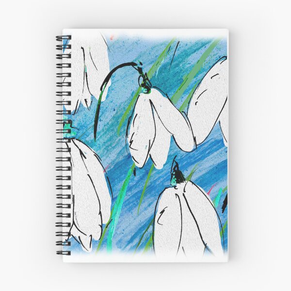 Item preview, snowdrop in blue designed and sold by iancoppack.