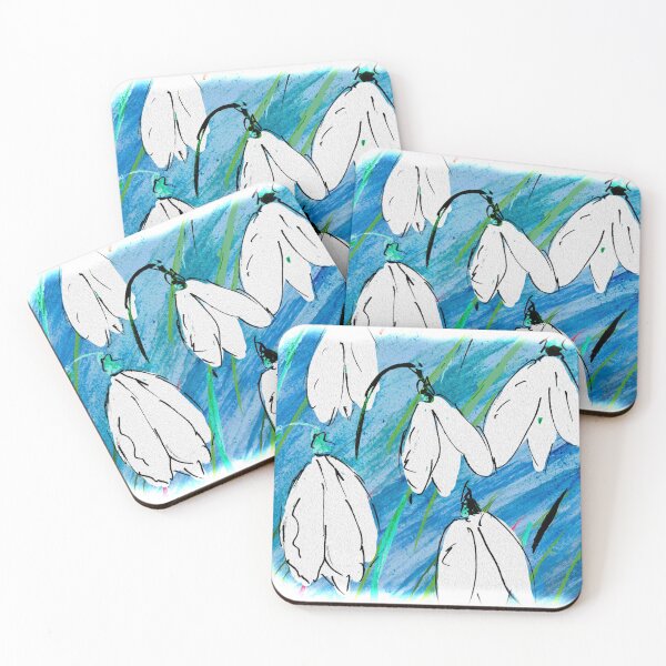 Item preview, snowdrop in blue designed and sold by iancoppack.