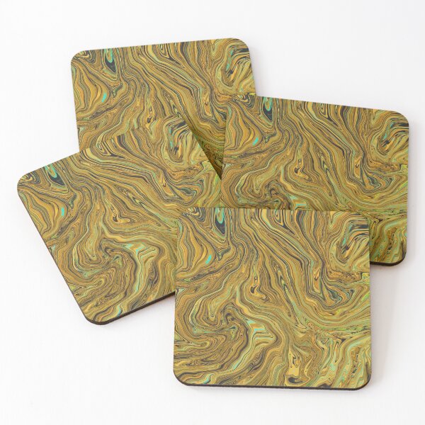 Item preview, Liquid gold marbling art designed and sold by ashwild.