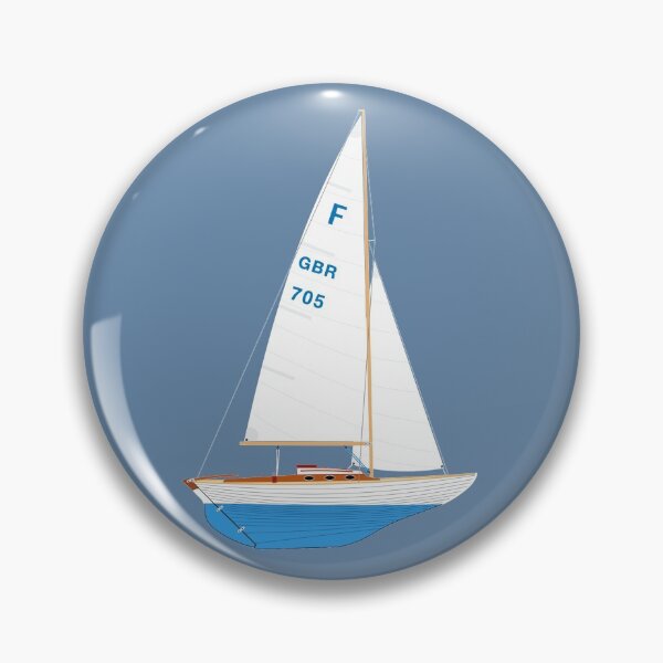 Artikelvorschau, Folkboat 705 Yacht entworfen und verkauft von RedBubbleBath.