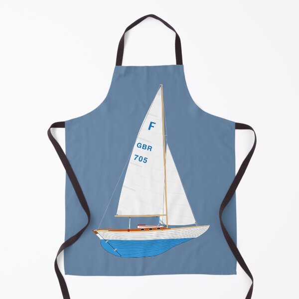 Item preview, Folkboat 705 Yacht designed and sold by RedBubbleBath.