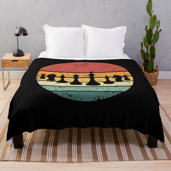Item preview, Retro Vintage Sunset Funny Chess lover gift designed and sold by xtocky.