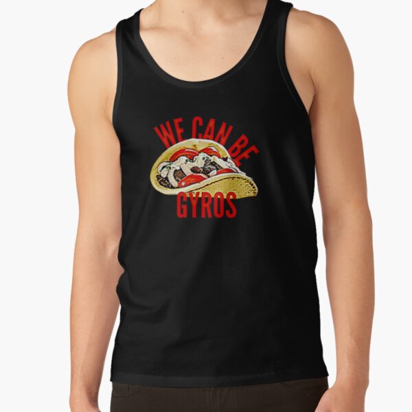 Cute We Can Be Heroes Spoof Gyros Sandwich Tank Top