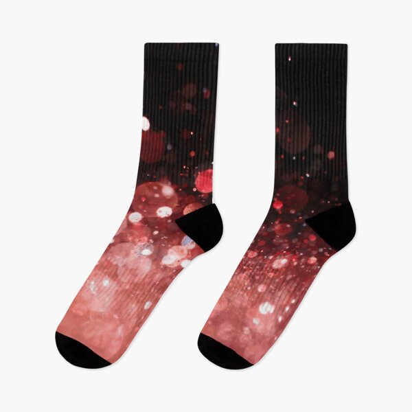 Item preview, Abstract red shiny lights on black background II designed and sold by fowons.