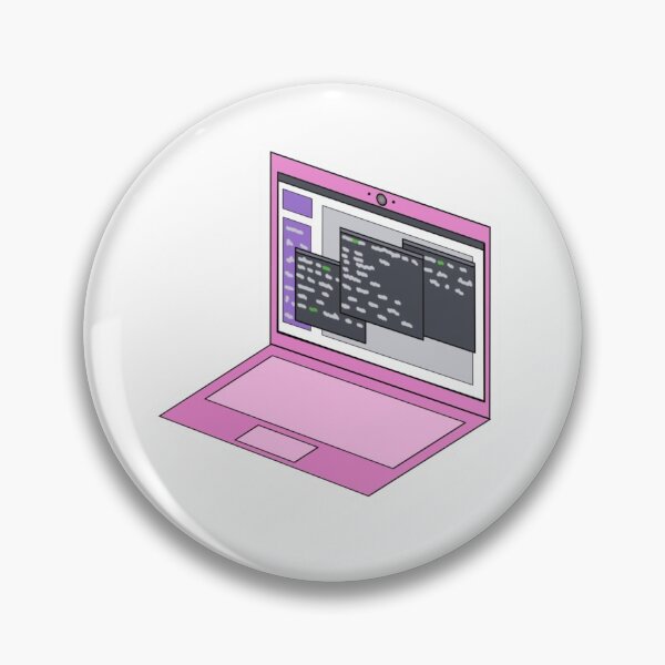 Artikelvorschau, Frauen in STEM Pink Laptop entworfen und verkauft von merelvandegraaf.