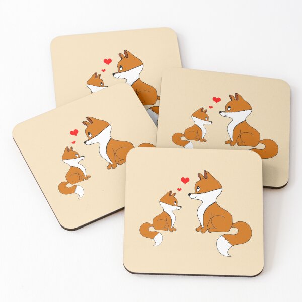 Item preview, Cute foxes  designed and sold by MarionsArt.
