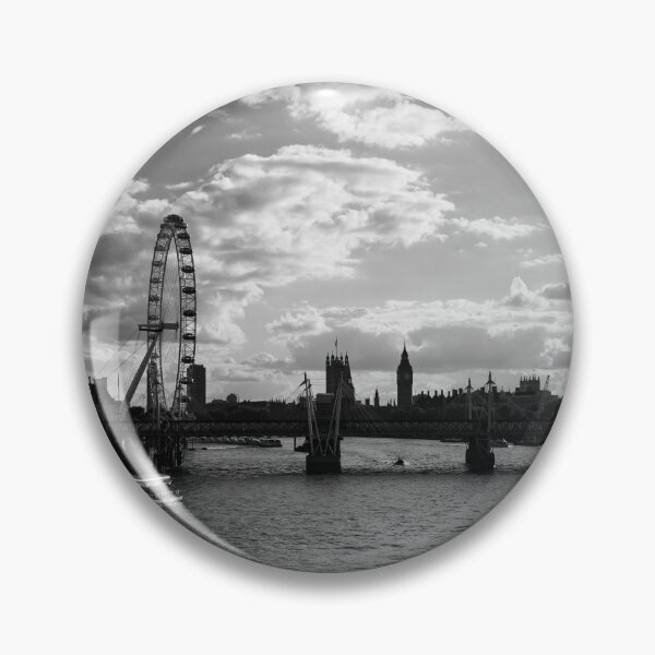 Item preview, London in Black & White 2 - The Thames, London Eye, Parliament designed and sold by donandhiscamera.