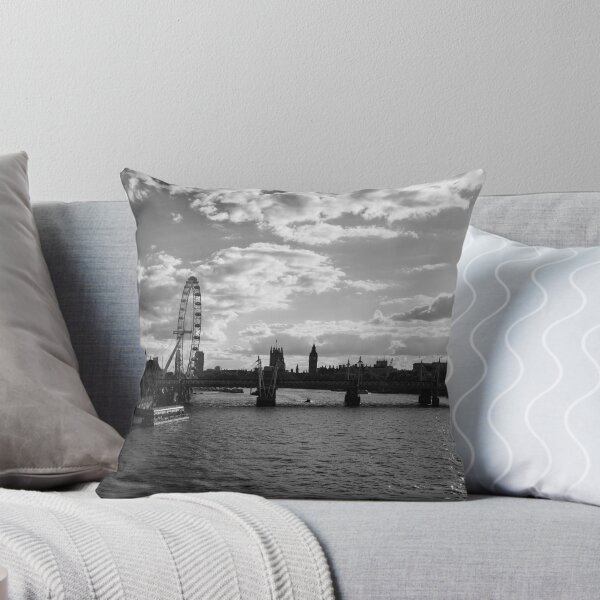 Item preview, London in Black & White 2 - The Thames, London Eye, Parliament designed and sold by donandhiscamera.