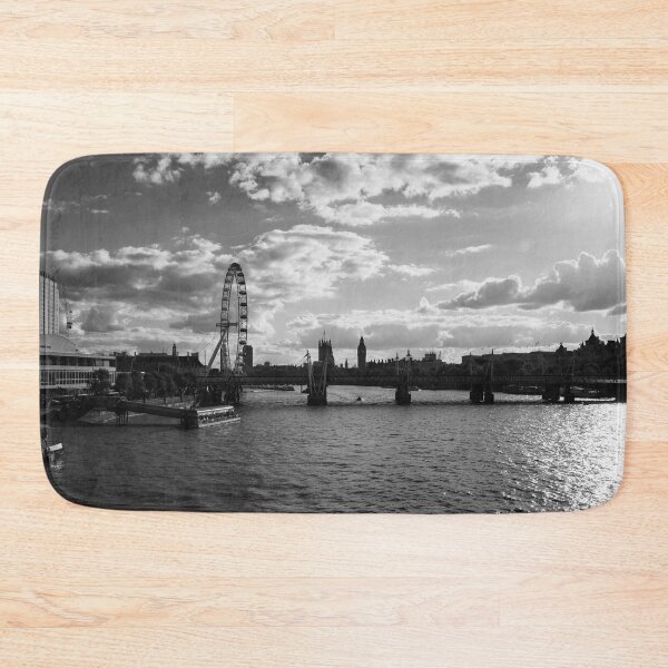 Item preview, London in Black & White 2 - The Thames, London Eye, Parliament designed and sold by donandhiscamera.