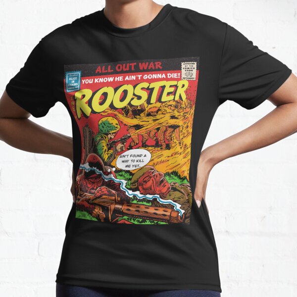Alice In Chains - Rooster Parody Comic Book Art Active T-Shirt