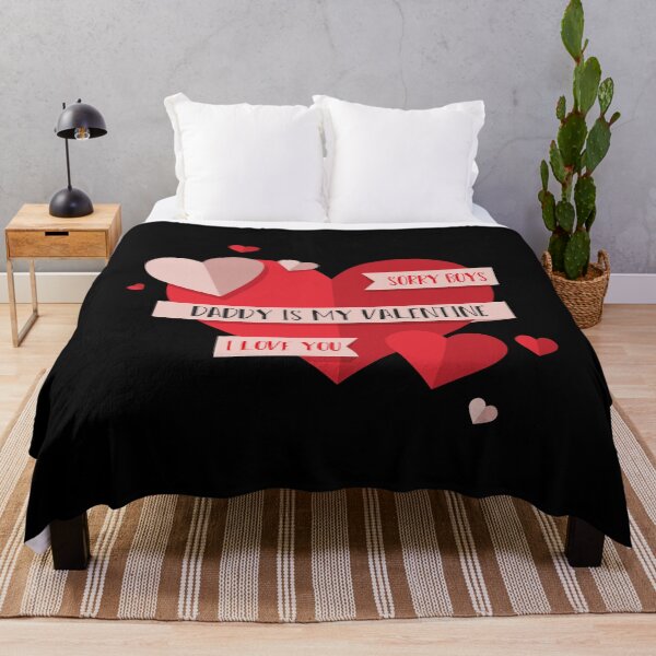 Item preview, Sorry Boys Daddy is My Valentine with a big heart design illustration  designed and sold by MerchSpot.