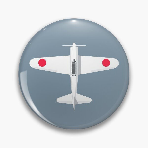 Artikelvorschau, A6M Zero WWII Fighter Aircraft - Slate entworfen und verkauft von VoodooCircus.