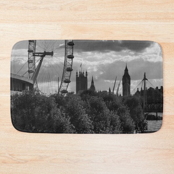 Item preview, London in Black & White 3 - The London Eye, South Bank and Parliament designed and sold by donandhiscamera.