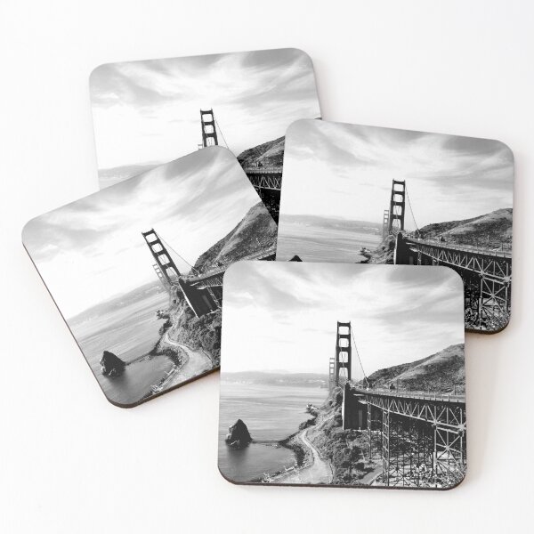 Item preview, Golden Gate Bridge Black and White, San Francisco, California designed and sold by naturecdesigns.