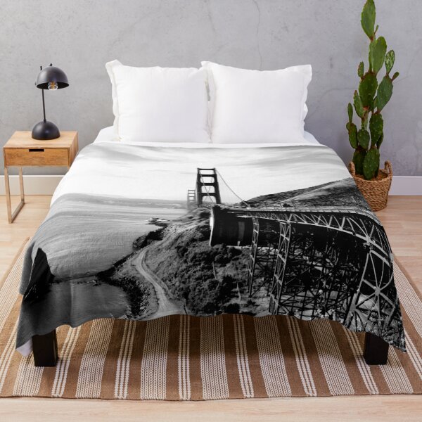 Item preview, Golden Gate Bridge Black and White, San Francisco, California designed and sold by naturecdesigns.