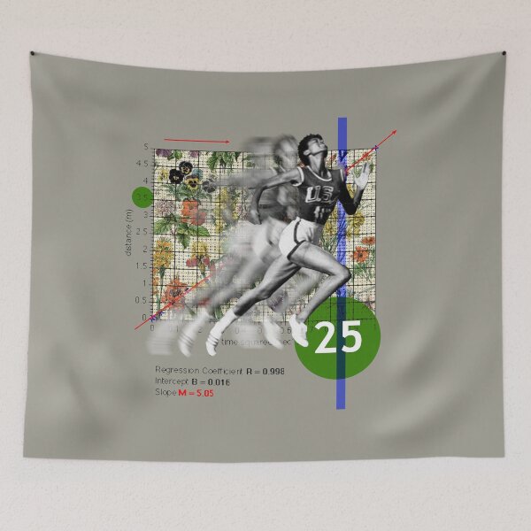 Item preview, Running Sprinter Athlete wins the Race designed and sold by KALEIDOSCOPE UK.