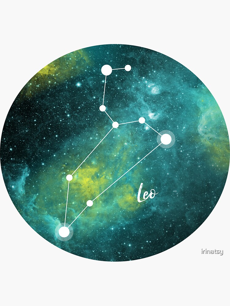 Leo Zodiac Sign July 23 August 22 Sticker