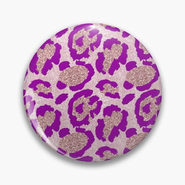 Item preview, Purple And Gold Leopard Spots designed and sold by virilamissa.