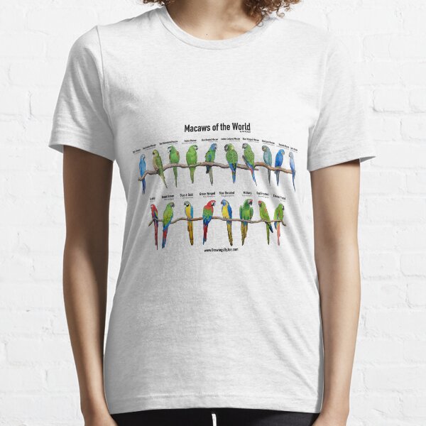 Macaws of the World Essential T-Shirt