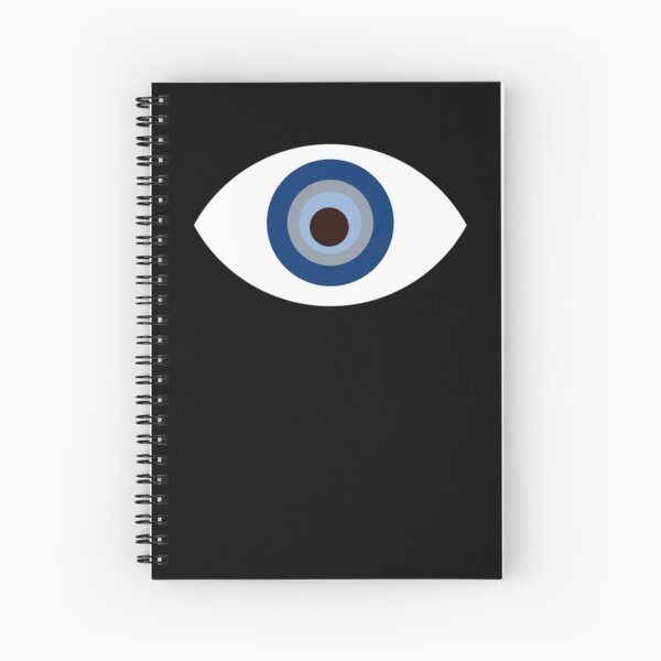 Pink Evil Eye Spiral Sketchbook Notebook