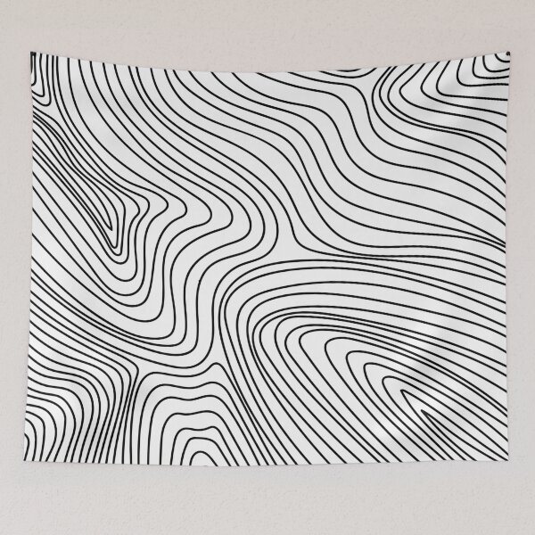 Item preview, Black and White Abstract Stripe designed and sold by courtneyw04.